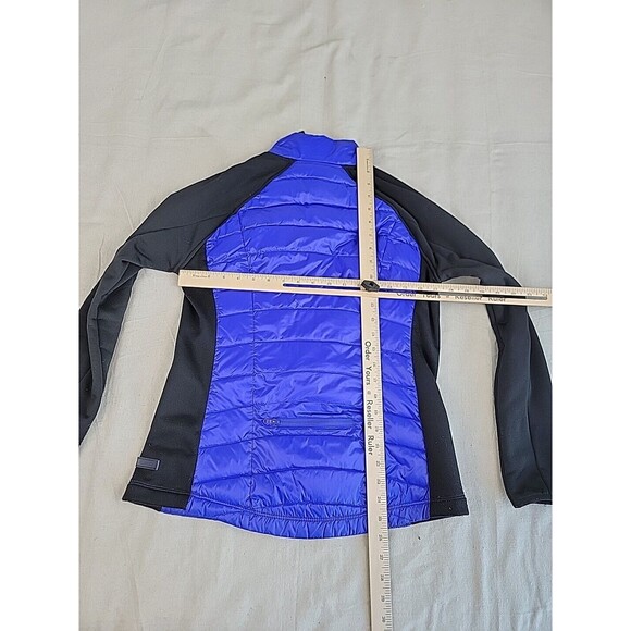 Calvin Klein Performance Puffer Jacket Womens M Purple 90% Down Full Zip Pockets - Picture 8 of 14